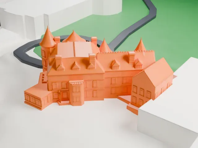 Iviswold model, North view