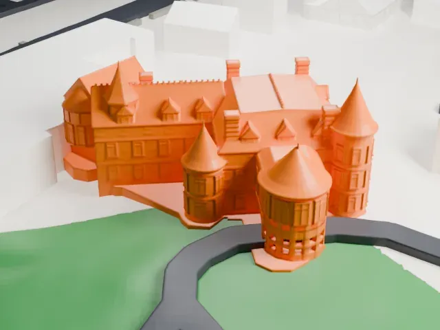 Iviswold model, South view