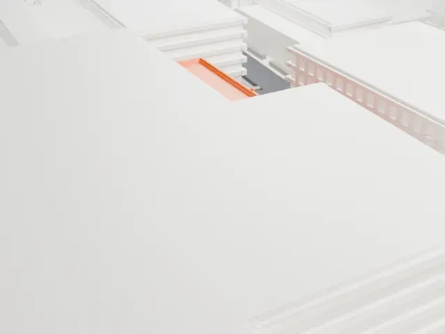 J. Kurtz and Sons Store Building model, South view