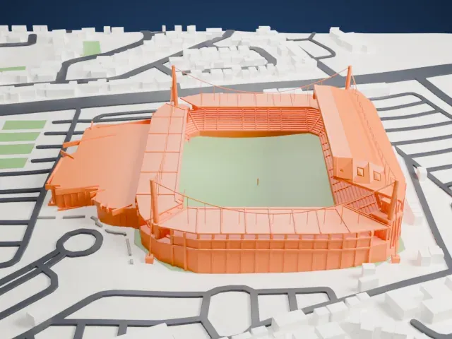Jassim bin Hamad Stadium model, South view