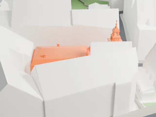 Jewish Town Hall (Prague) model, East view