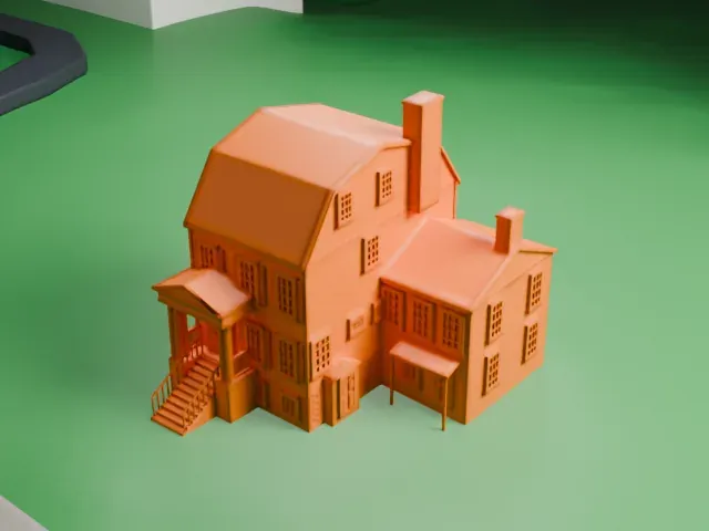 Joseph Jackson House model, South view