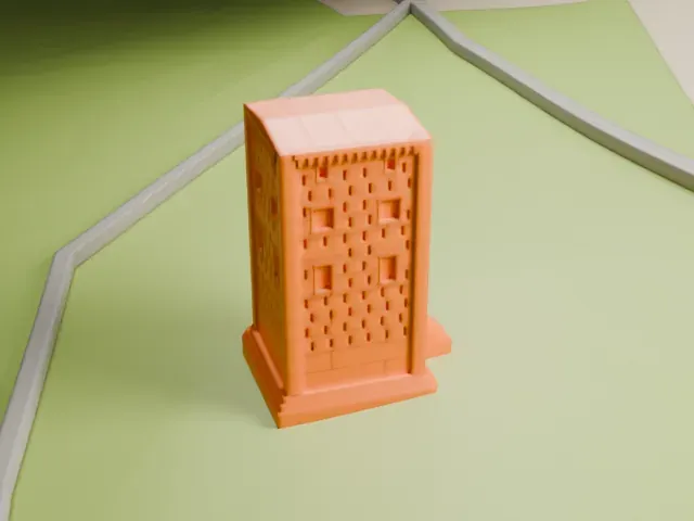 Ka'ba-ye Zartosht model, East view