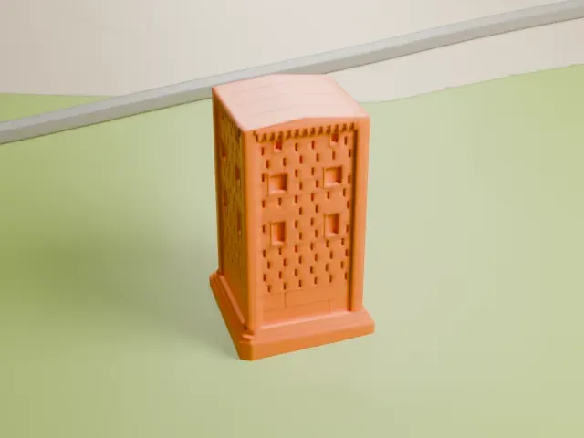Ka'ba-ye Zartosht model, South view