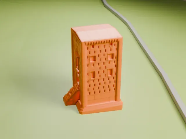 Ka'ba-ye Zartosht model, West view
