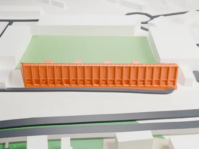 Kalinga Stadium model, East view