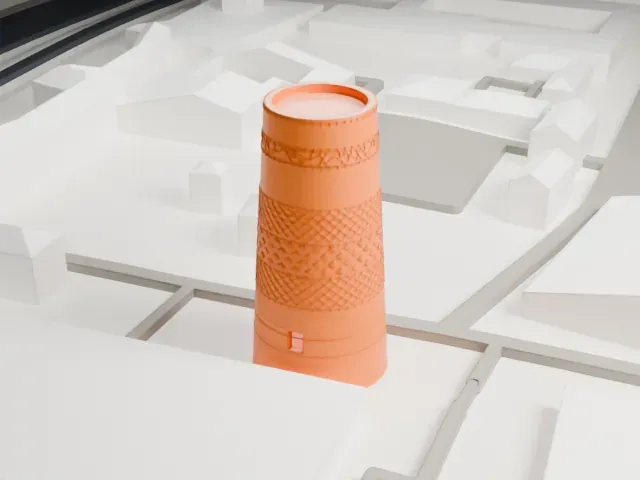 Kaltaminor model, South view