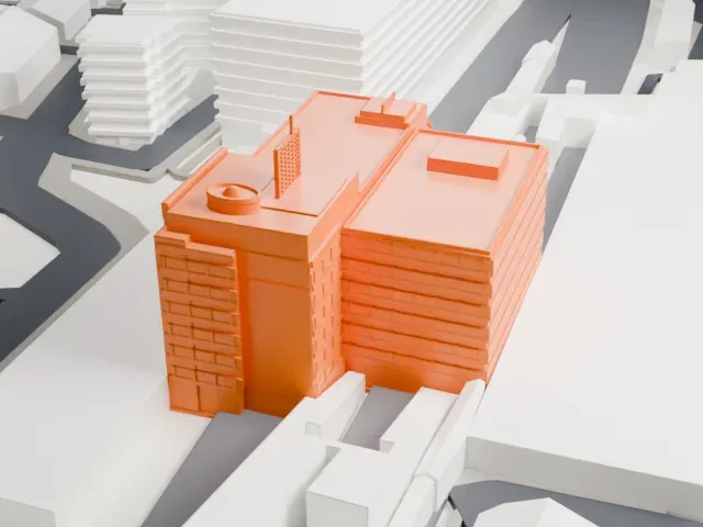 Kamata Station (Tokyo) model, North view
