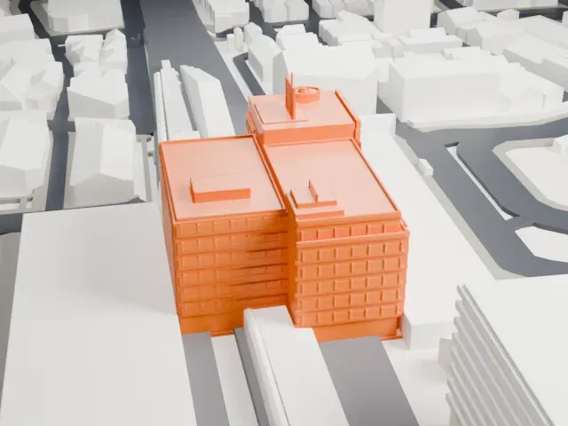 Kamata Station (Tokyo) model, South view