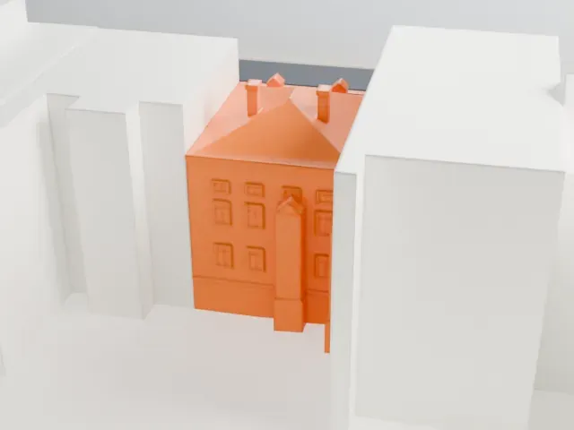 KattenKabinet model, North view