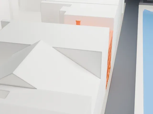 KattenKabinet model, West view