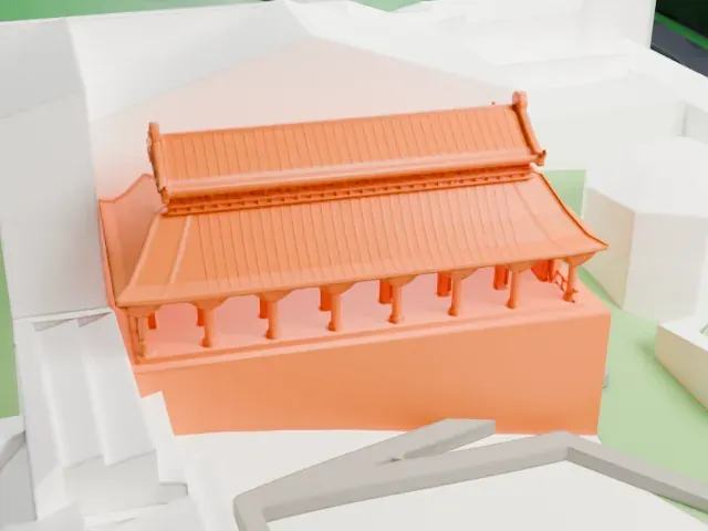 Kek Lok Si model, East view