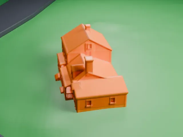 Kirch–Ford House model, East view