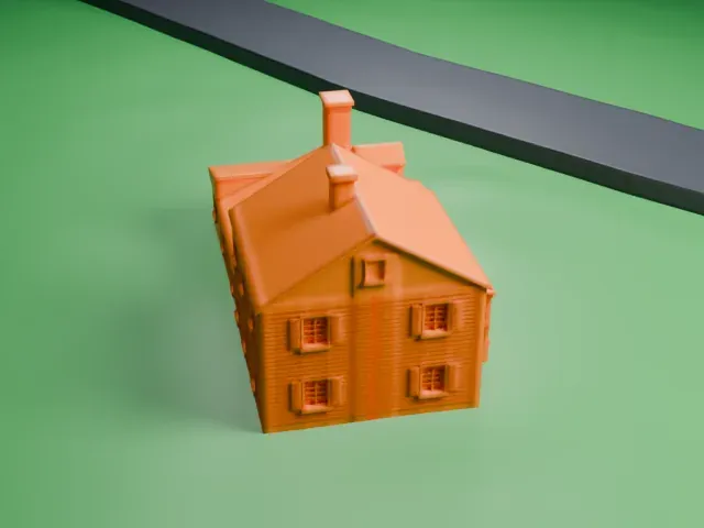 Kirch–Ford House model, West view