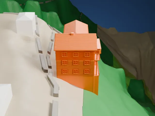 Kolb Studio model, East view