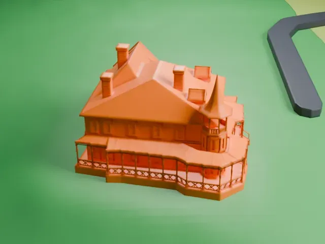 Kreischer House model, North view