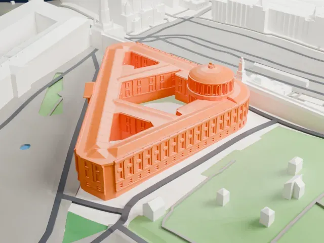 Kremlin Senate model, South view