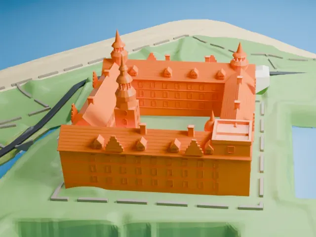 Kronborg model, West view