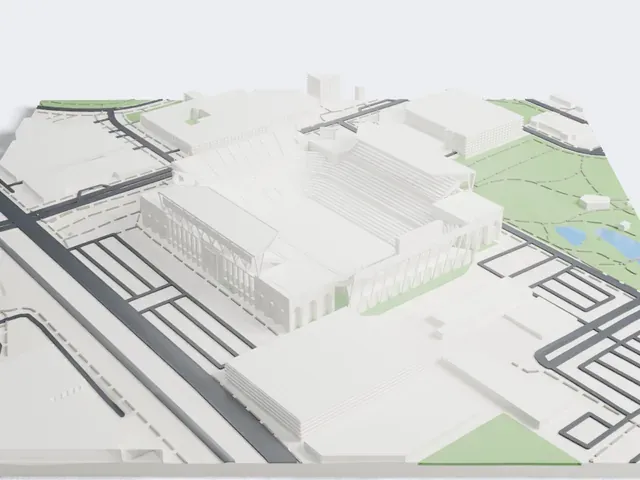 Kyle Field model, South view