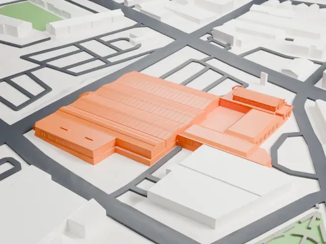 Lackawanna Terminal, Montclair model, North view