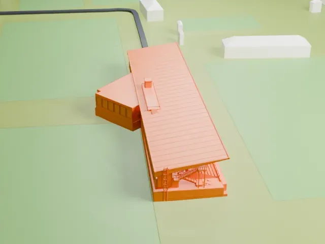 Lavanttal-Arena model, South view