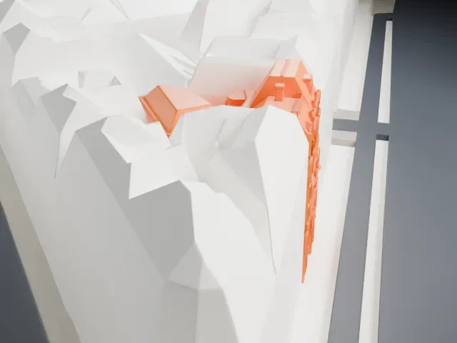 Lavirotte Building model, North view