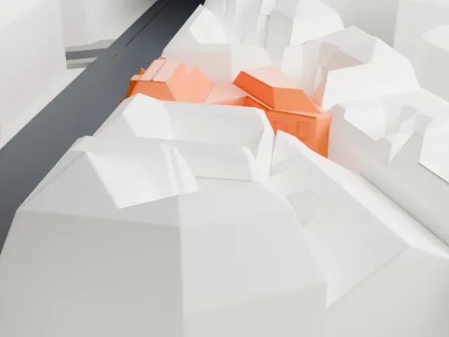 Lavirotte Building model, South view