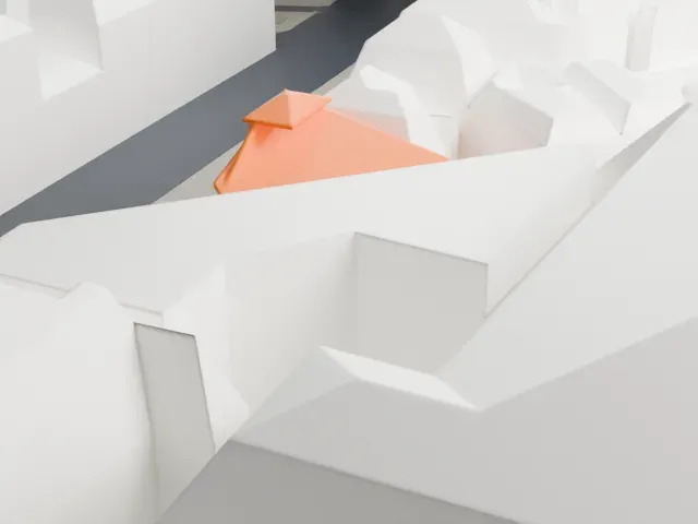 Le Chat Noir model, East view