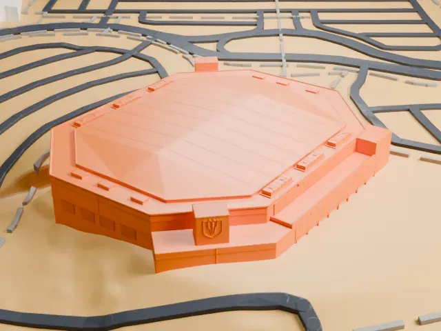 Lee's Family Forum model, North view