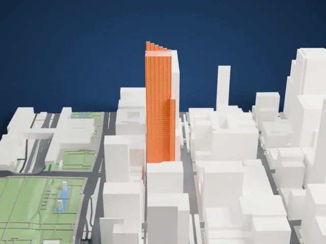 Legacy at Millennium Park model, North view