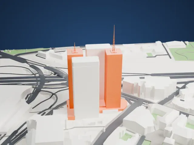 Les Mercuriales model, East view