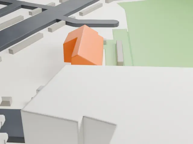 Lewis H. Latimer House model, East view