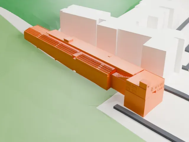 LFF Stadium model, North view