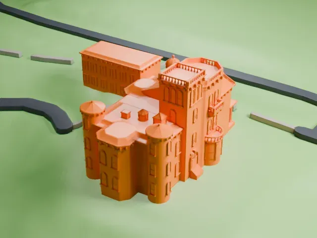 Litchfield Villa model, North view