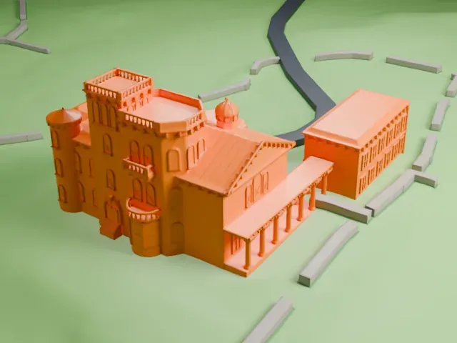 Litchfield Villa model, West view