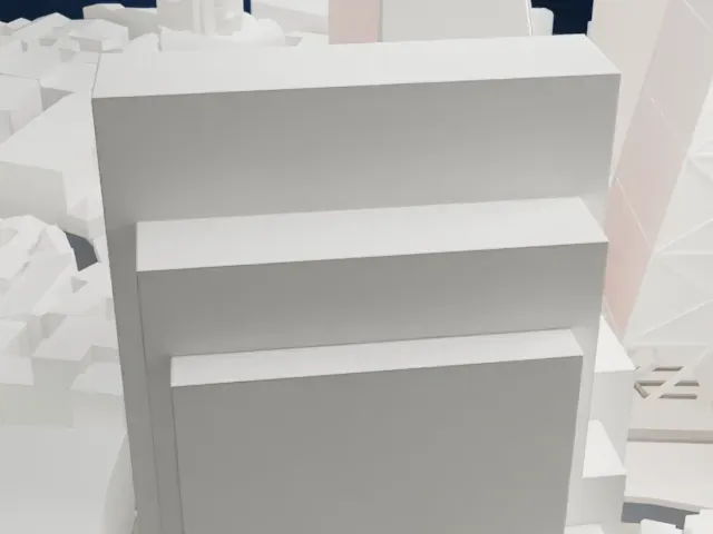Lloyd's building model, East view