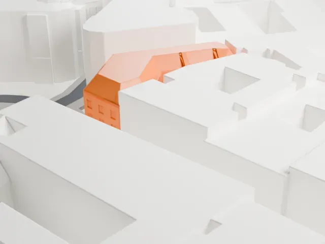 Looshaus model, East view