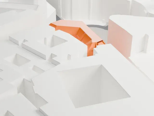 Looshaus model, North view
