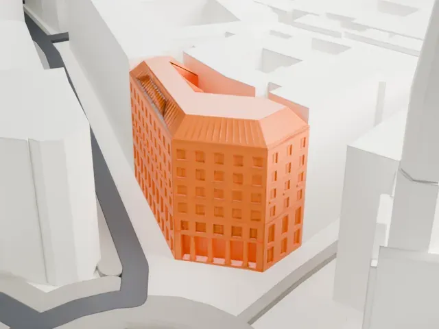 Looshaus model, South view