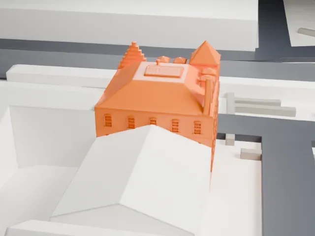 Lord & Burnham Building model, East view