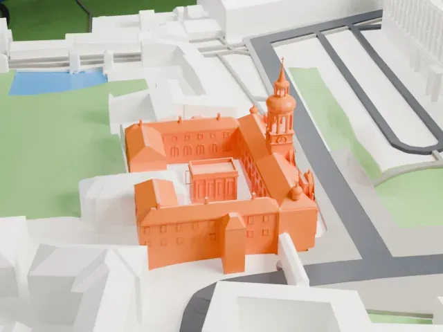 Loreta (Prague) model, North view
