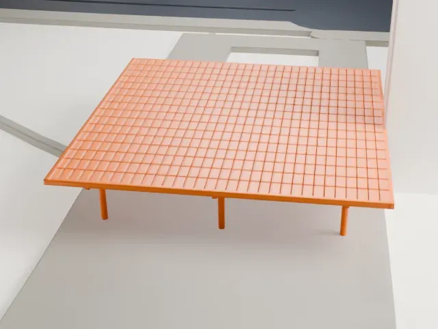 Los Angeles County Museum of Art model, North view