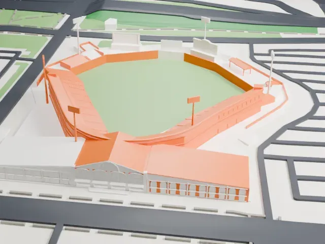 Louisville Slugger Field model, South view