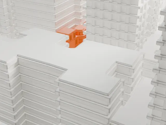 Lucy Drexel Dahlgren House model, North view