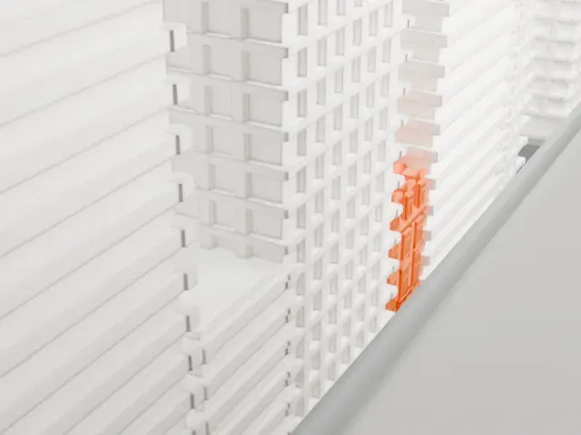 Lucy Drexel Dahlgren House model, West view