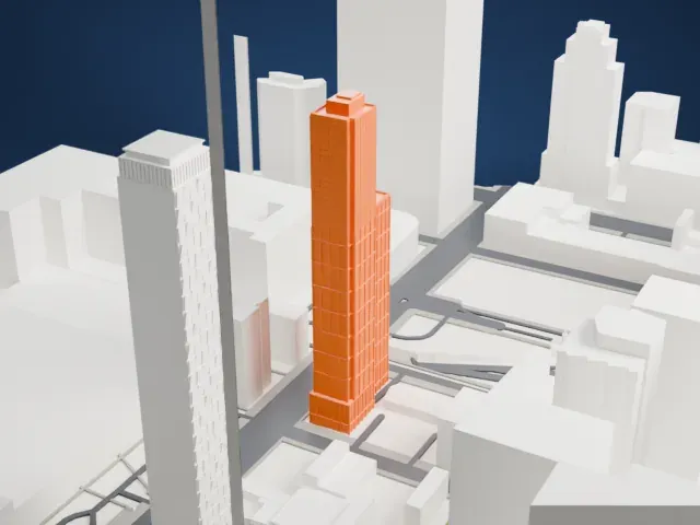 Lyra NYC Apartments model, South view