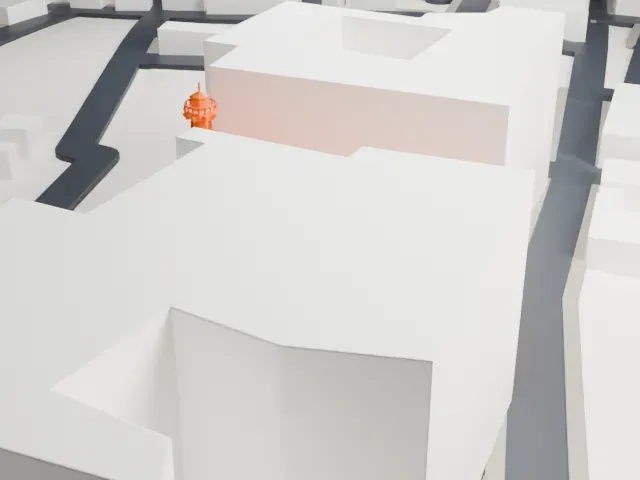 Madrasa of al-Nasir Muhammad model, South view