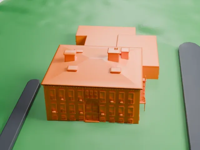 Main School, Hillburn model, East view