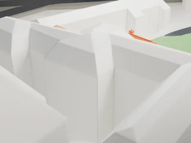 Maison de Balzac model, North view