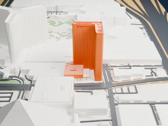 Mandalay Bay model, North view